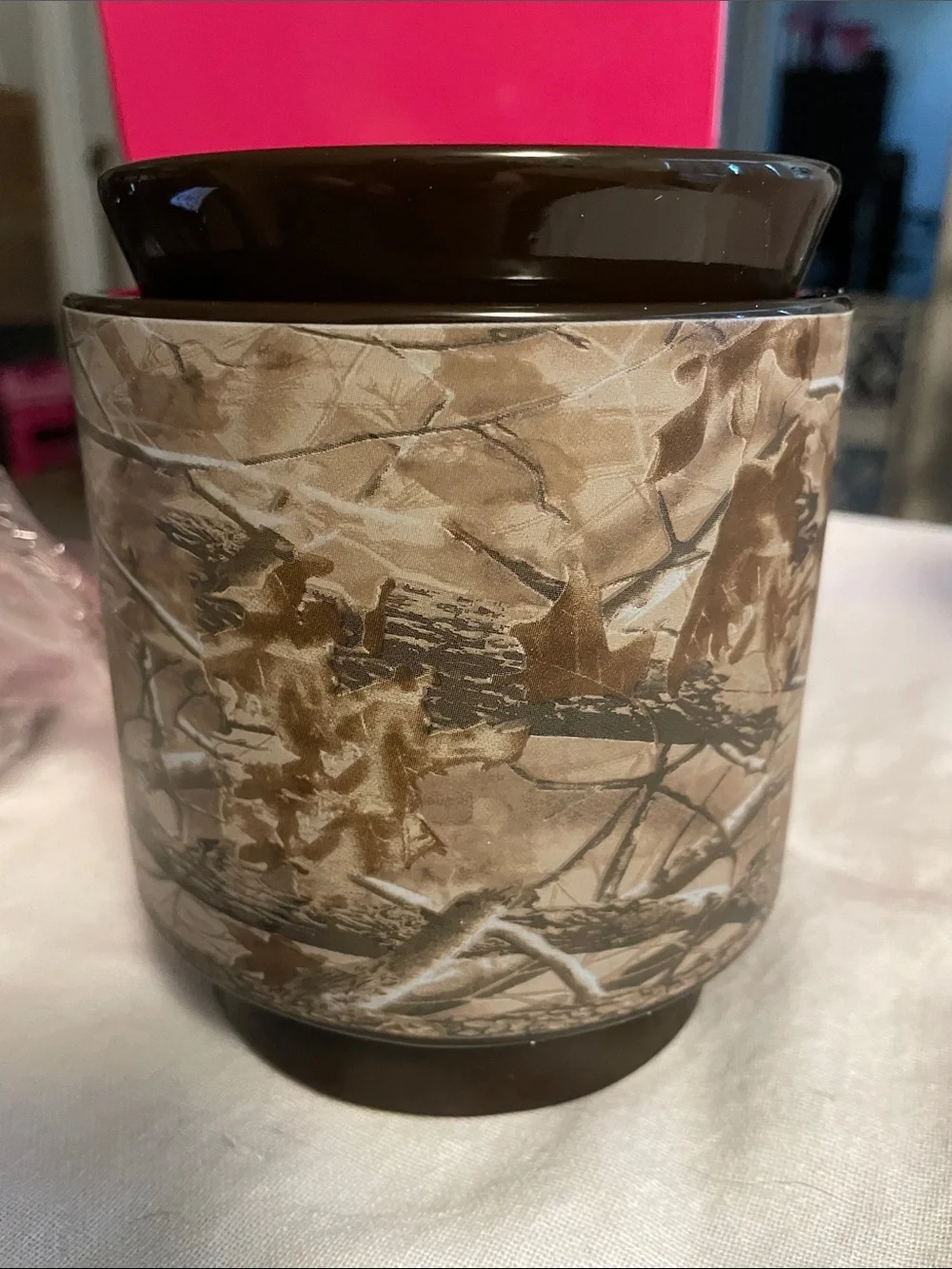 Camo simmer pot for wax- Brown/Tan